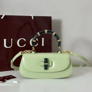 Gucci Bamboo 1947 Mini Bag Mint Green 20cm