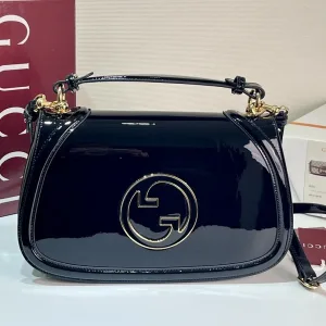 Gucci Blondie Shoulder Bag Navy 26cm