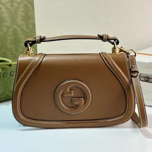 Gucci Blondie Shoulder Bag Brown 26cm