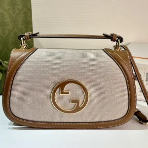 Gucci Blondie Shoulder Bag Beige 26cm 4