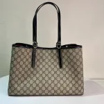 Gucci GG Supreme Tote Bag Beige 38cm 2