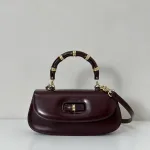 Gucci Bamboo 1947 Mini Bag Burgundy 20cm 2