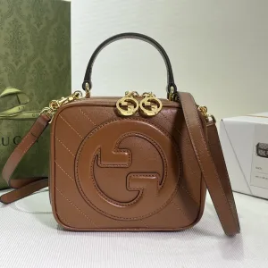 Gucci Blondie Camera Bag Brown 22cm